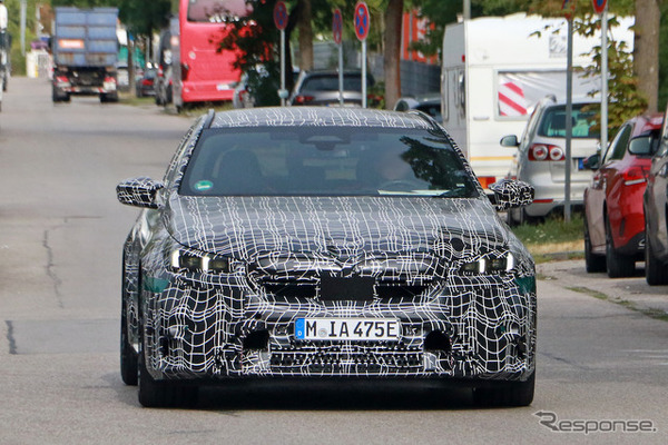BMW M5 ツーリング プロトタイプ（スクープ写真）