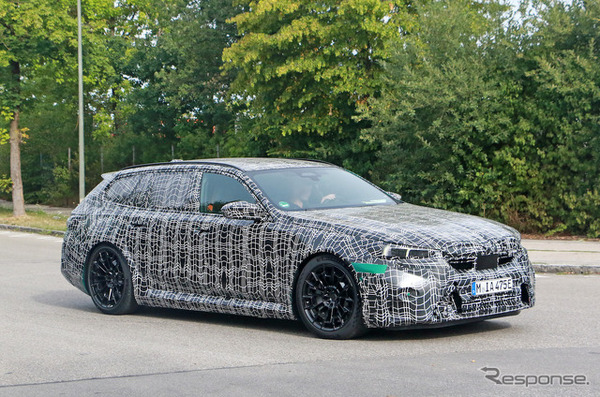 BMW M5 ツーリング プロトタイプ（スクープ写真）