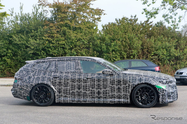 BMW M5 ツーリング プロトタイプ（スクープ写真）