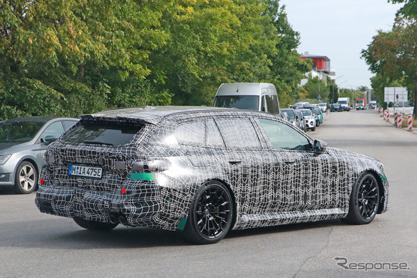 BMW M5 ツーリング プロトタイプ（スクープ写真）