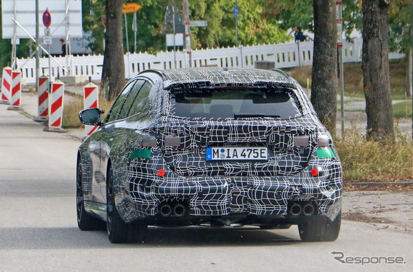 BMW M5 ツーリング プロトタイプ（スクープ写真）