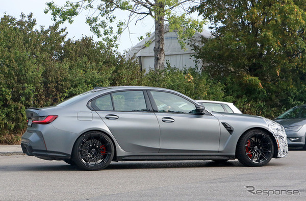 BMW M3セダン 改良新型プロトタイプ（スクープ写真）