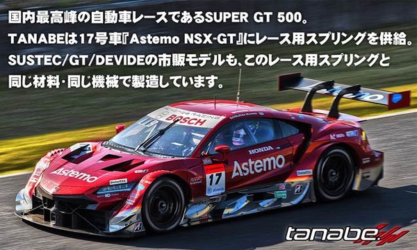 TANABEから40系アルファード用カスタムスプリング「SUSTEC NF210」「SUSTEC DF210」2製品が新発売
