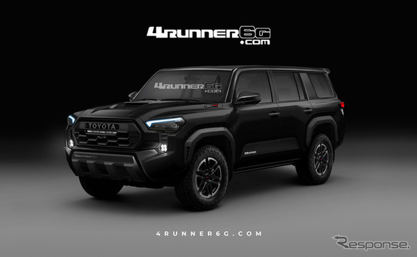 トヨタ 4ランナー 次期型（予想CG）