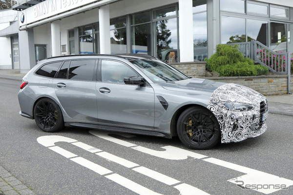 BMW M3ツーリング 改良新型プロトタイプ（スクープ写真）