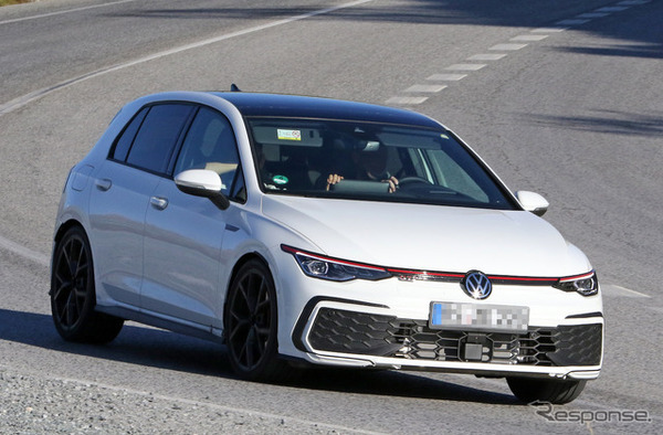 VW ゴルフ GTI 改良新型 プロトタイプ（スクープ写真）