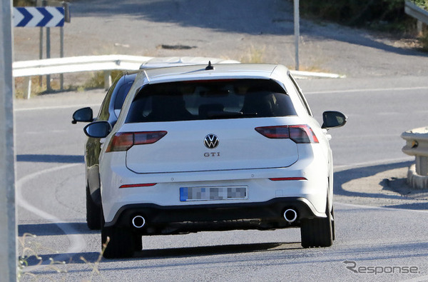 VW ゴルフ GTI 改良新型 プロトタイプ（スクープ写真）