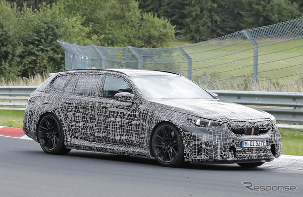 BMW M5ツーリング 新型プロトタイプ（スクープ写真）
