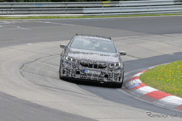 BMW M5ツーリング 新型プロトタイプ（スクープ写真）