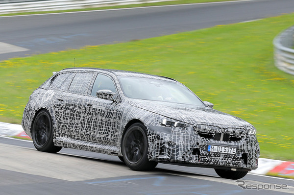 BMW M5ツーリング 新型プロトタイプ（スクープ写真）
