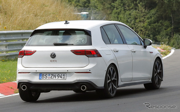 VW ゴルフ GTI 改良新型プロトタイプ（スクープ写真）