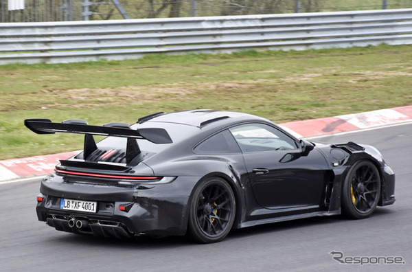 ポルシェ 911 GT2 RS ハイブリッド プロトタイプ（スクープ写真）