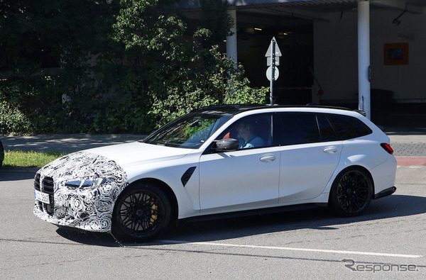 BMW M3ツーリング 改良新型プロトタイプ（スクープ写真）