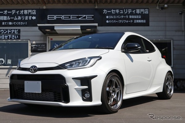 サーキットでのスポーツ走行から高音質なオーディオまでを１台でまかなうために作られたのGRヤリス。