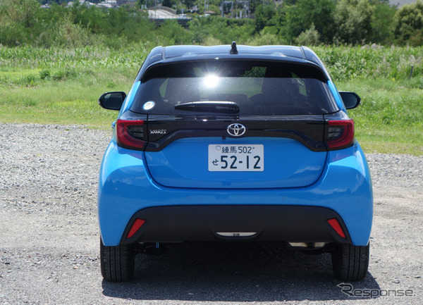 ヤリス「1.5 Z」のテールエンド