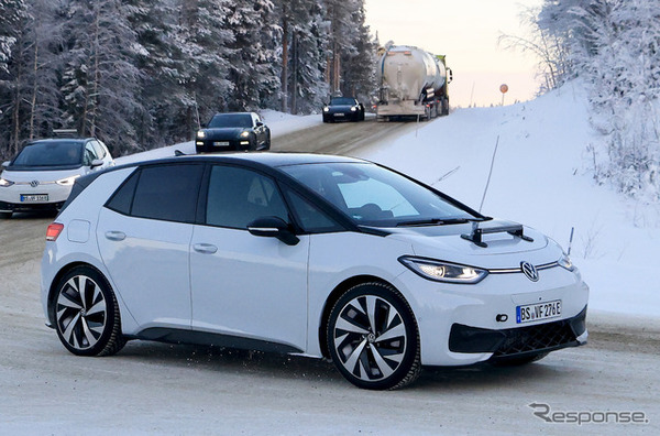 VW ID.3 GTI プロトタイプ（スクープ写真）