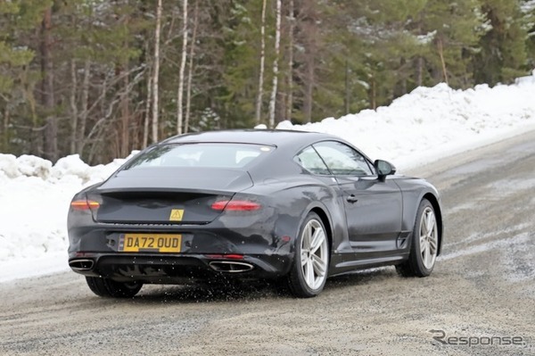 ベントレー コンチネンタルGT PHEVのプロトタイプ（スクープ写真）