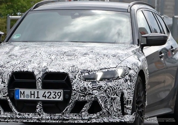 BMW M3 CS ツーリング プロトタイプ（スクープ写真）