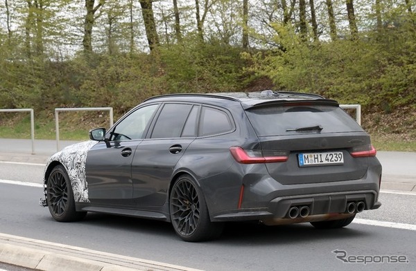 BMW M3 CS ツーリング プロトタイプ（スクープ写真）