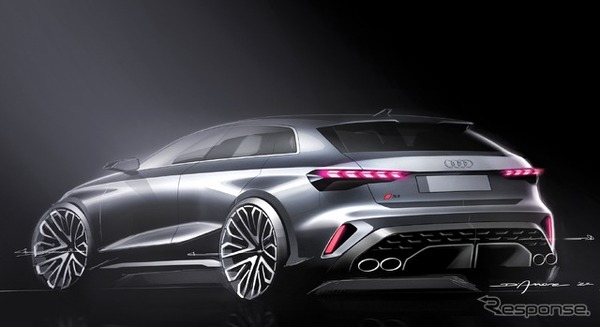 アウディS3改良新型デザインスケッチ
