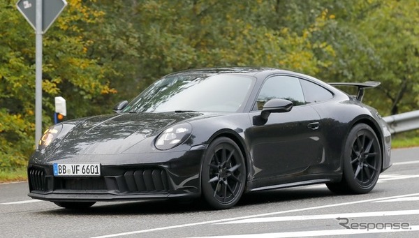 ポルシェ 911 GTS 改良新型（スクープ写真）