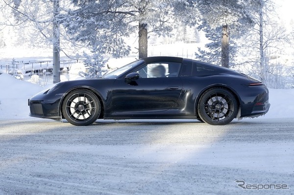 ポルシェ 911 タルガ 改良新型（スクープ写真）