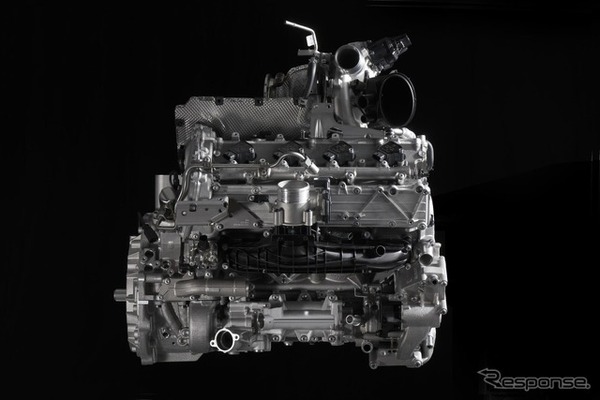 ランボルギーニの新型スーパーカーのV8ツインターボ