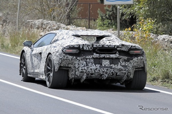 ランボルギーニ ウラカン後継モデルのプロトタイプ（スクープ写真）