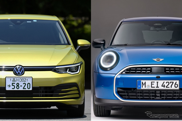 【新型 クーパー 5ドア vs ゴルフ 】スペック比較…５ドア・コンパクトとしての立ち位置は