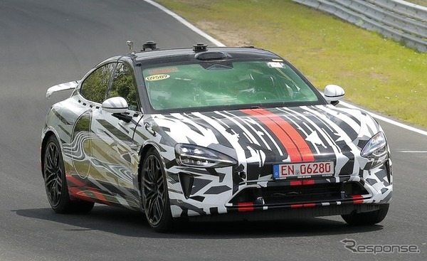 シャオミ SU7 超高性能モデルのプロトタイプ（スクープ写真）