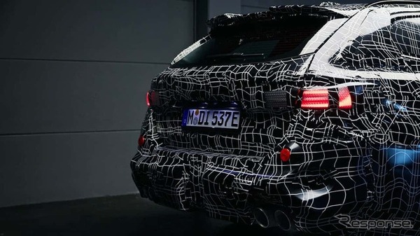 BMW M5ツーリング ティザーイメージ