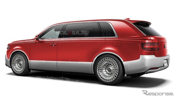 トヨタ・センチュリーSUV LWB仕様の予想CG