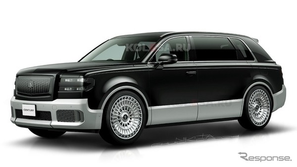 トヨタ・センチュリーSUV LWB仕様の予想CG