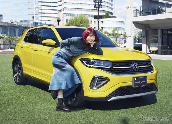 VW Tクロス 改良新型とTVCMキャラクターのAiNA THE ENDさん