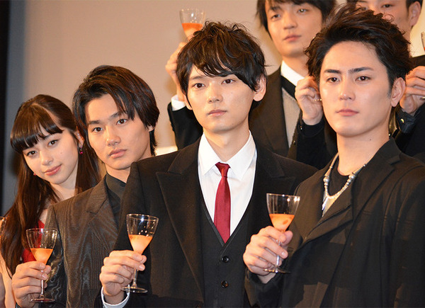 中条あやみ、野村周平、古川雄輝、間宮祥太朗『ライチ☆光クラブ』舞台挨拶付きプレミア上映イベント