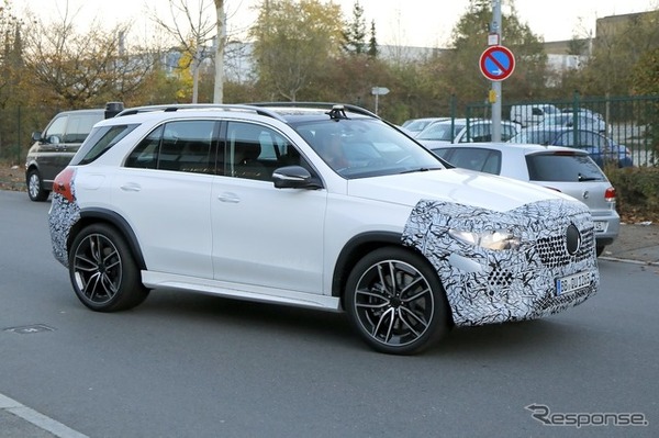 メルセデスベンツ GLE 改良新型のプロトタイプ