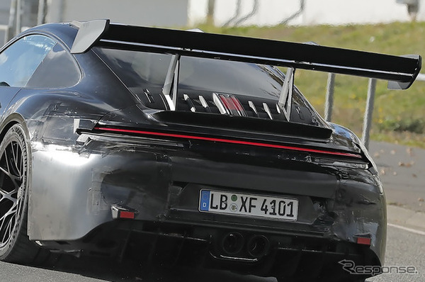 ポルシェ 911 GT3 RS 改良新型のプロトタイプ