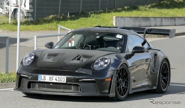 ポルシェ 911 GT3 RS 改良新型のプロトタイプ