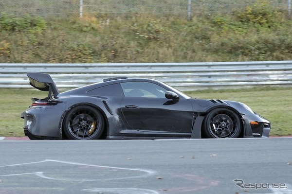 ポルシェ 911 GT3 RS 改良新型のプロトタイプ