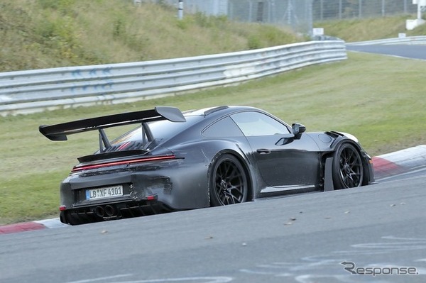 ポルシェ 911 GT3 RS 改良新型のプロトタイプ