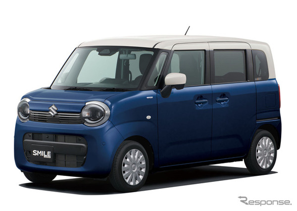 スズキ ワゴンR スマイル 一部仕様変更モデル（インディゴブルーメタリック2×ソフトベージュ2トーンルーフ）
