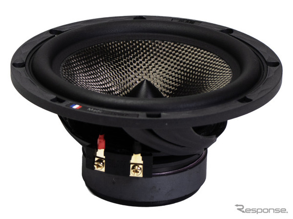 S 6.80　Signature 165mmミッドバス希望小売価格：7万3700円（税込・ペア）●再生周波数帯域：60Hz～7kHz ●定格入力：60W ●入力インピーダンス：2Ω ●出力音圧レベル：94.3dB ●取付口径サイズ：141.9mm ●取付奥行サイズ：73.5mm ●グリルなし