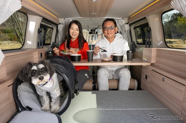 換気システムをONにすることで車内に匂いが残りづらい