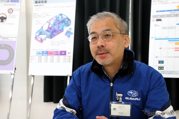 SUBARU商品事業本部プロジェクトゼネラルマネージャーの只木克郎さん
