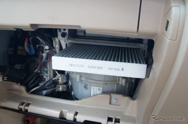 車内の空気をクリーンに保つエアコンフィルター ～Weeklyメンテナンス～