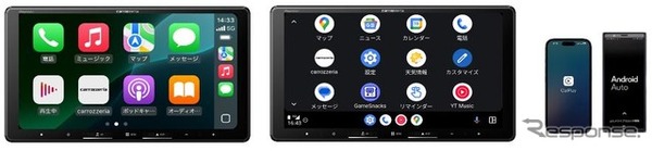 iPhoneやスマートフォンを車で快適に操作できる「Apple CarPlay」「Android Auto」に対応