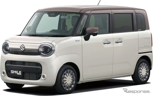 スズキ ワゴンRスマイル  ソフトベージュメタリックトープグレージュ2トーンルーフ