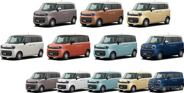 スズキ ワゴンRスマイル カラーラインナップ