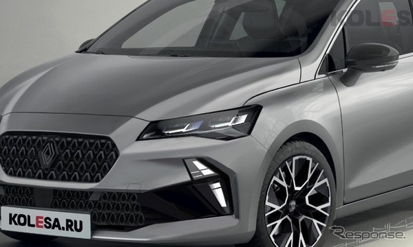 ルノー ルーテシア 次期型の予想CG