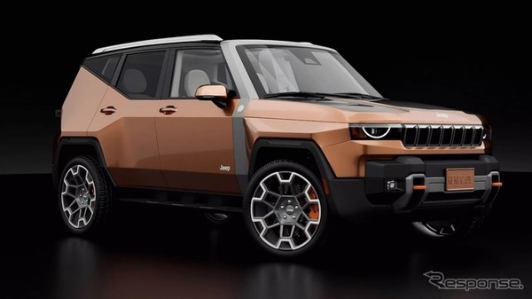 ジープ レネゲード 次期型の予想CG